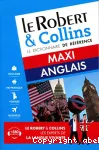 Le Robert et Collins Maxi Anglais